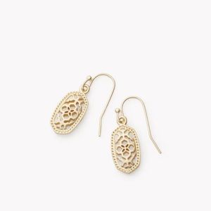 Kendra Scott Lee Drop Earrings in Gold Filigree